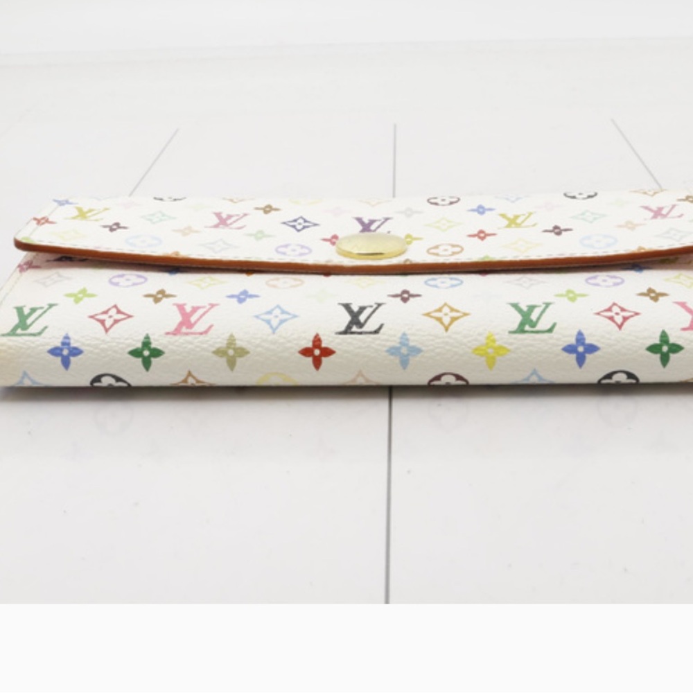 Authentic Vintage Louis Vuitton Monogram Multicolor Murakami Sarah Long Wallet - Picture 3 of 14